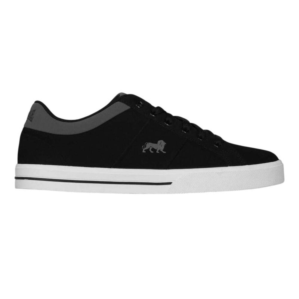 Lonsdale Mens Latimer Leather Sneakers / Black